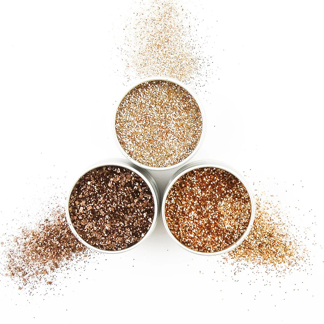 Golden Glow kit - Certified Bioglitter® - Trio